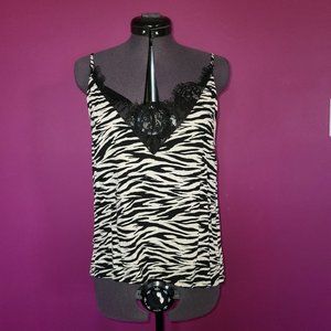 H&M Divided Zebra Tank Size US 8